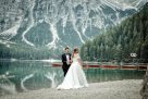 wedding session lake braies italy